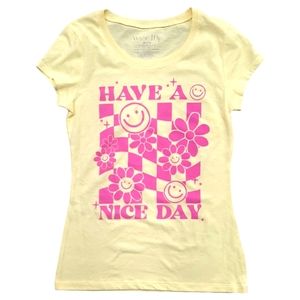 Womens Junior's "Have A Nice Day" Graphic Tshirt